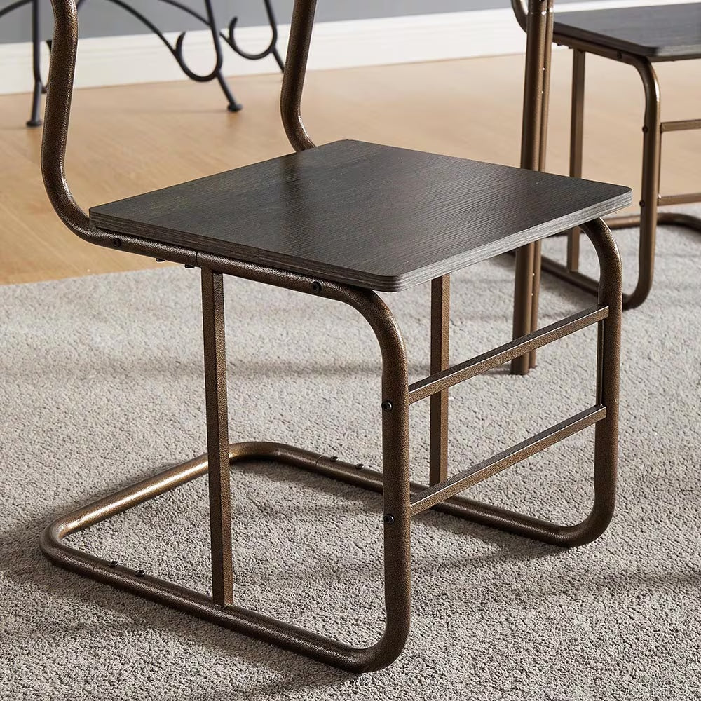 5-Piece Wood Table 4 Chairs,Modern Dining Table Furniture Set For Home, Kitchen, Dining Room,Dining Table And Chair