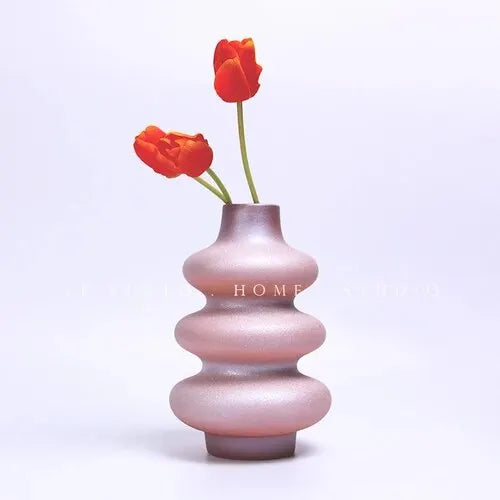 CuteLife Nordic White Geometric Ceramic Flower Vase Decoration Home Office Livingroom Plant Wedding Arrangement Table