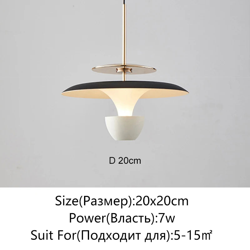 Modern LED Minimalist Pendant Light For Bedroom Restaurant Kitchen Bedside Art Chandelier Room Decoration 110-220V Home Lighting