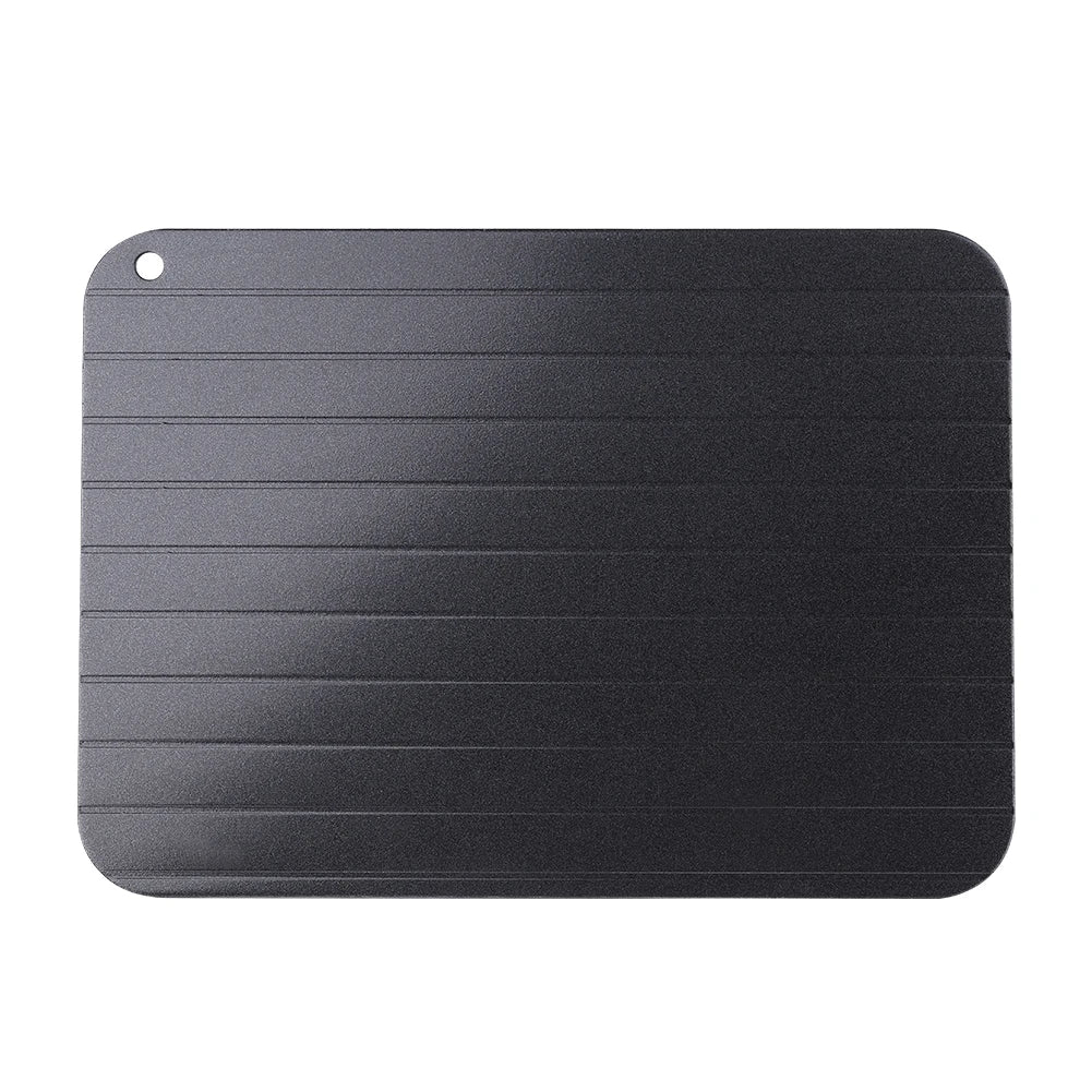Defrosting Tray Fast Defrost Tray Thaw Tray Metal Aluminum Fast Food Meat Defrosting Thawing Tray Plate Home Kitchen Gadget