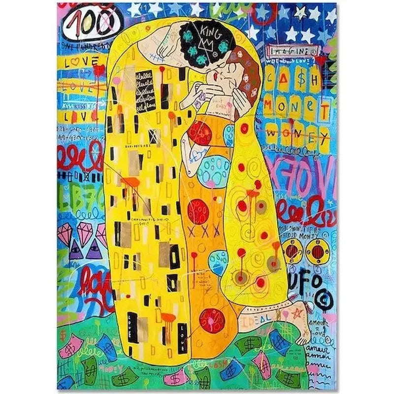 Frame DIY Painting By Numbers Abstract Landscape 60x75cm Modern Paint By Numbers For Home Wall Art Picture Gift