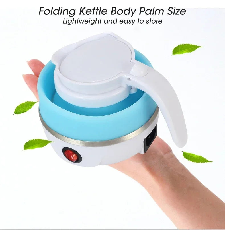 Electric Kettle Mini Foldable Water Heater 600ml Home Hot Water Kettle Portable Kitchen Kettle 220V Travel Home Electric Kettle