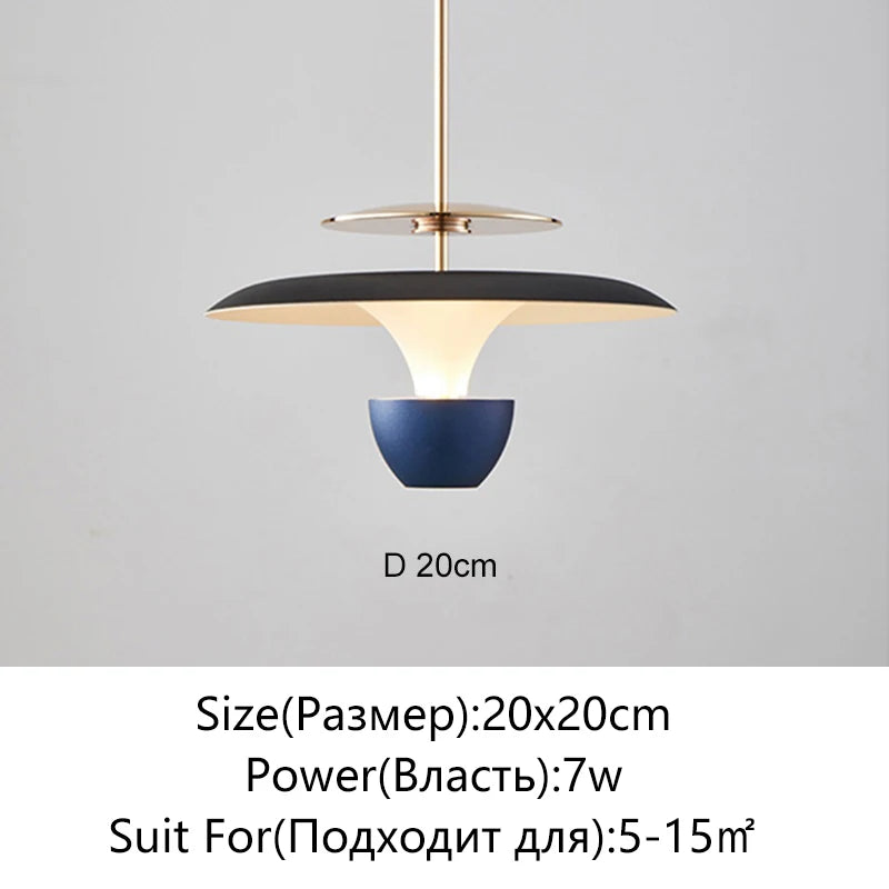 Modern LED Minimalist Pendant Light For Bedroom Restaurant Kitchen Bedside Art Chandelier Room Decoration 110-220V Home Lighting