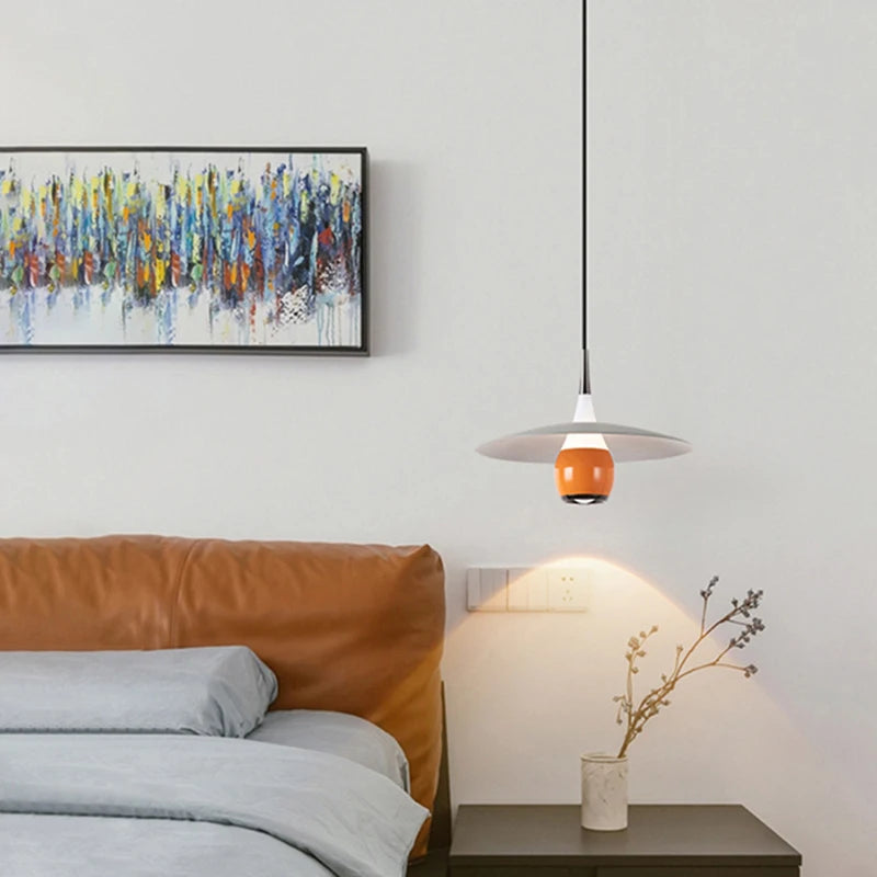 Modern LED Minimalist Pendant Light For Bedroom Restaurant Kitchen Bedside Art Chandelier Room Decoration 110-220V Home Lighting