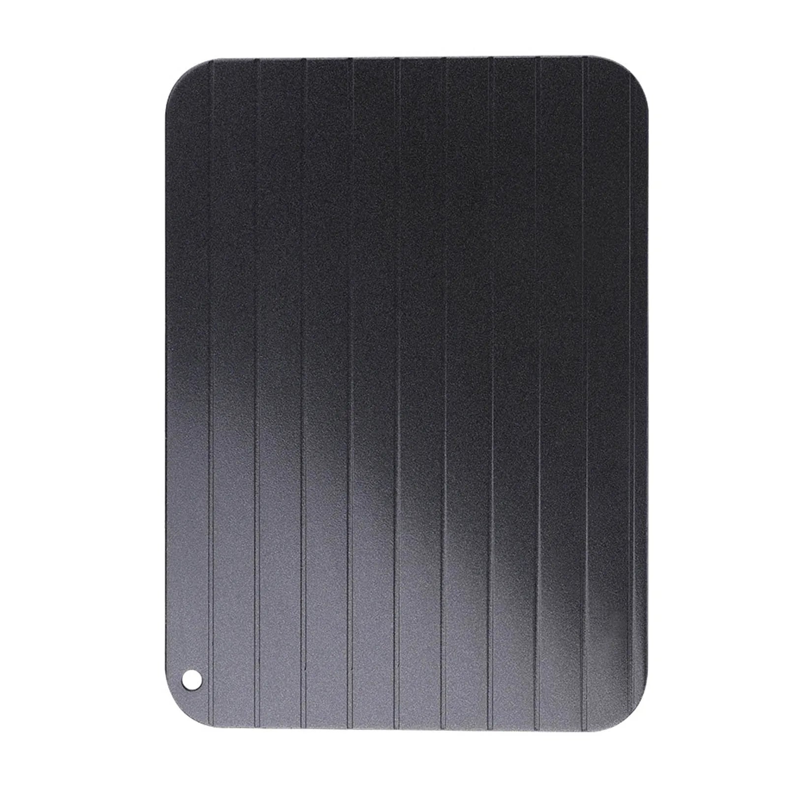 Defrosting Tray Fast Defrost Tray Thaw Tray Metal Aluminum Fast Food Meat Defrosting Thawing Tray Plate Home Kitchen Gadget