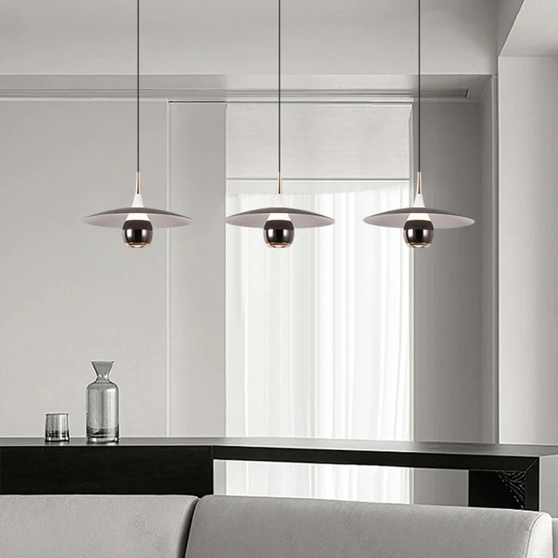 Modern LED Minimalist Pendant Light For Bedroom Restaurant Kitchen Bedside Art Chandelier Room Decoration 110-220V Home Lighting