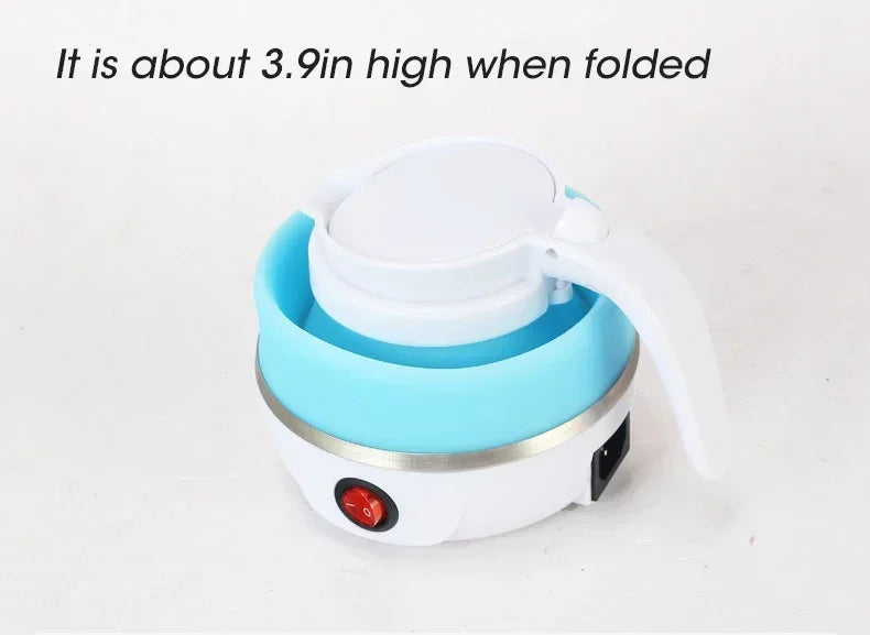 Electric Kettle Mini Foldable Water Heater 600ml Home Hot Water Kettle Portable Kitchen Kettle 220V Travel Home Electric Kettle