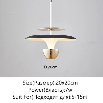 Modern LED Minimalist Pendant Light For Bedroom Restaurant Kitchen Bedside Art Chandelier Room Decoration 110-220V Home Lighting