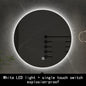 50cm Round Intelligent Human Body Sensing Led Bathroom Mirror With Bluetooth Speaker Hotel Decoration Mirror 3 Color Adjustable
