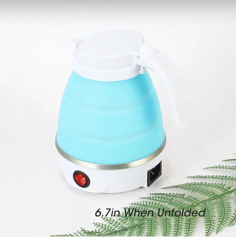 Electric Kettle Mini Foldable Water Heater 600ml Home Hot Water Kettle Portable Kitchen Kettle 220V Travel Home Electric Kettle