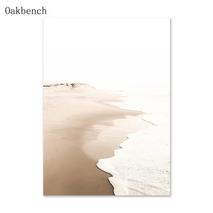 Mountain Sea Landscape Art Canvas Painting Hay Dandelion Print Beach Wall Art Posters Nordic Wall Pictures For Home Decoration