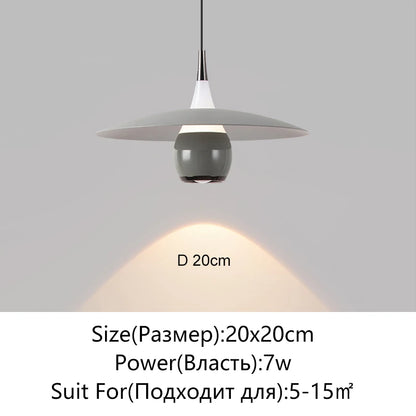 Modern LED Minimalist Pendant Light For Bedroom Restaurant Kitchen Bedside Art Chandelier Room Decoration 110-220V Home Lighting