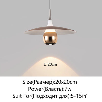 Modern LED Minimalist Pendant Light For Bedroom Restaurant Kitchen Bedside Art Chandelier Room Decoration 110-220V Home Lighting